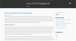 Desktop Screenshot of liesandpropaganda.com